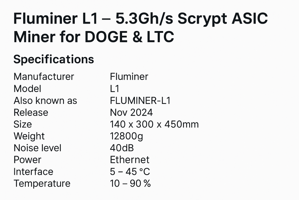 Fluminer L1